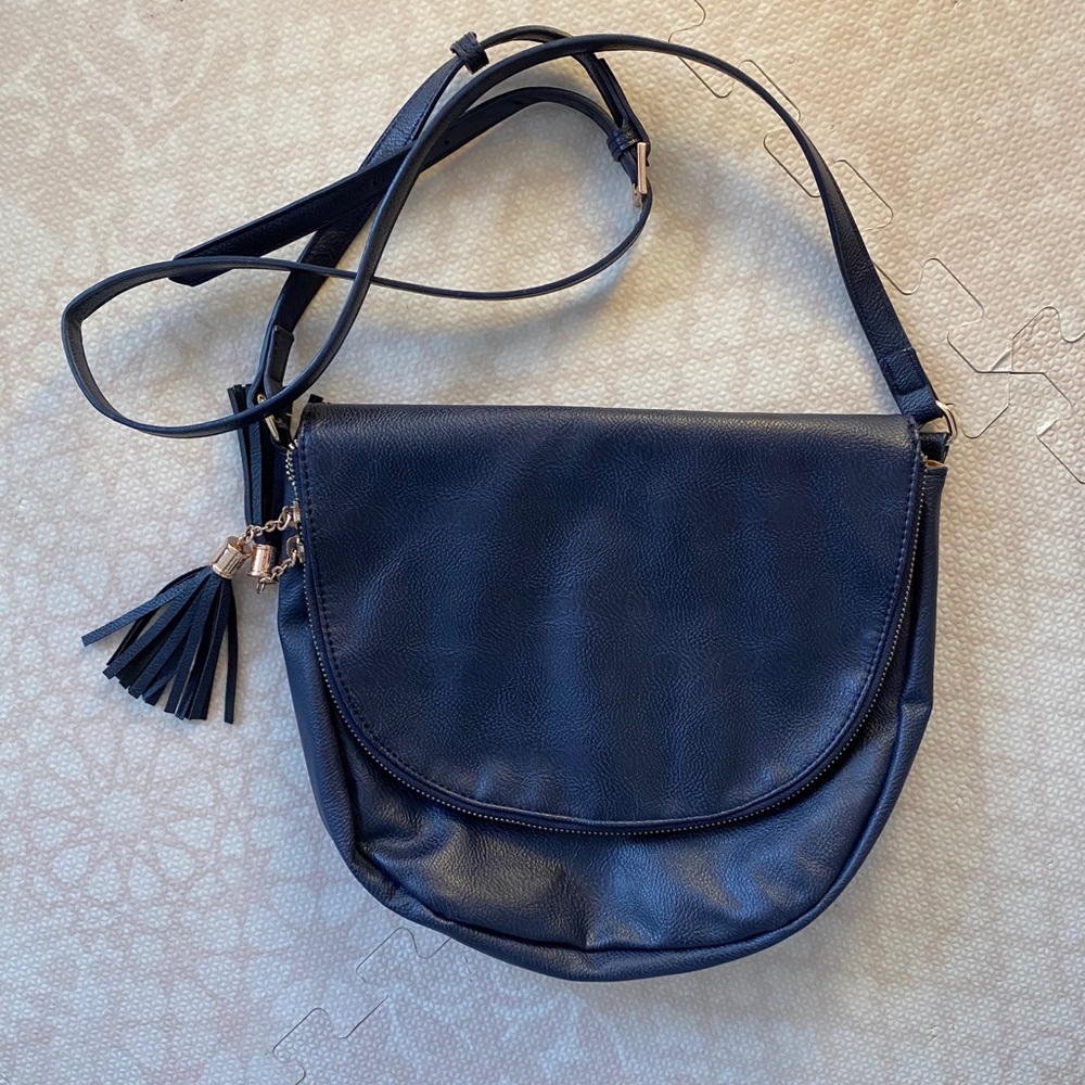 Crossbody Bag with Tassels